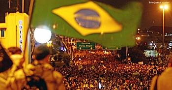 Manifestações em Santa Catarina são pacíficas