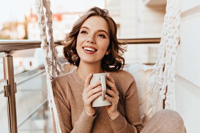 Mulher Bem Sucedida Feliz Carreira Profissão Companheiro