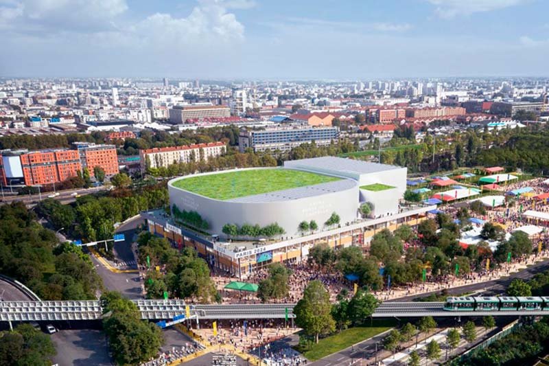 Arena Porte de la Chapelle e Centro de Escalada Paris 2024